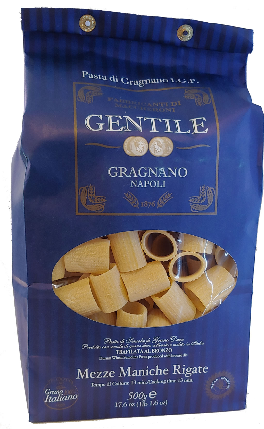 Immagine di Mezze Maniche Rigate di Gragnano